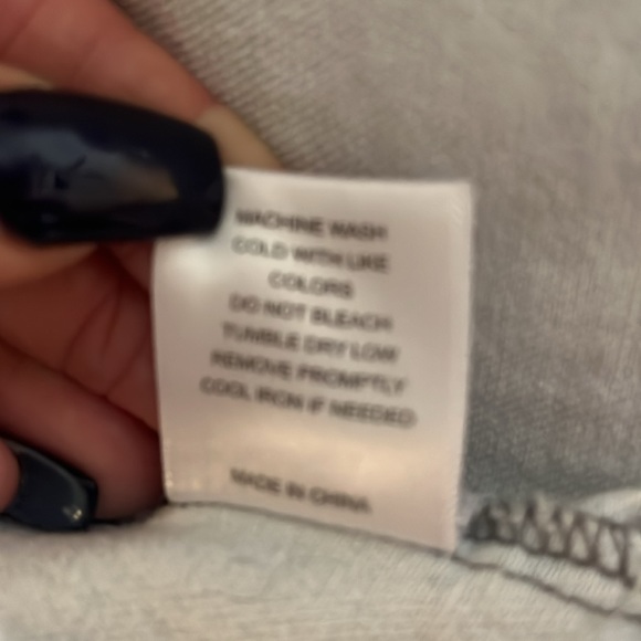 Vintage Chelsea & Violet Evil Eye crop washed denim jacket O/S - Picture 3 of 8